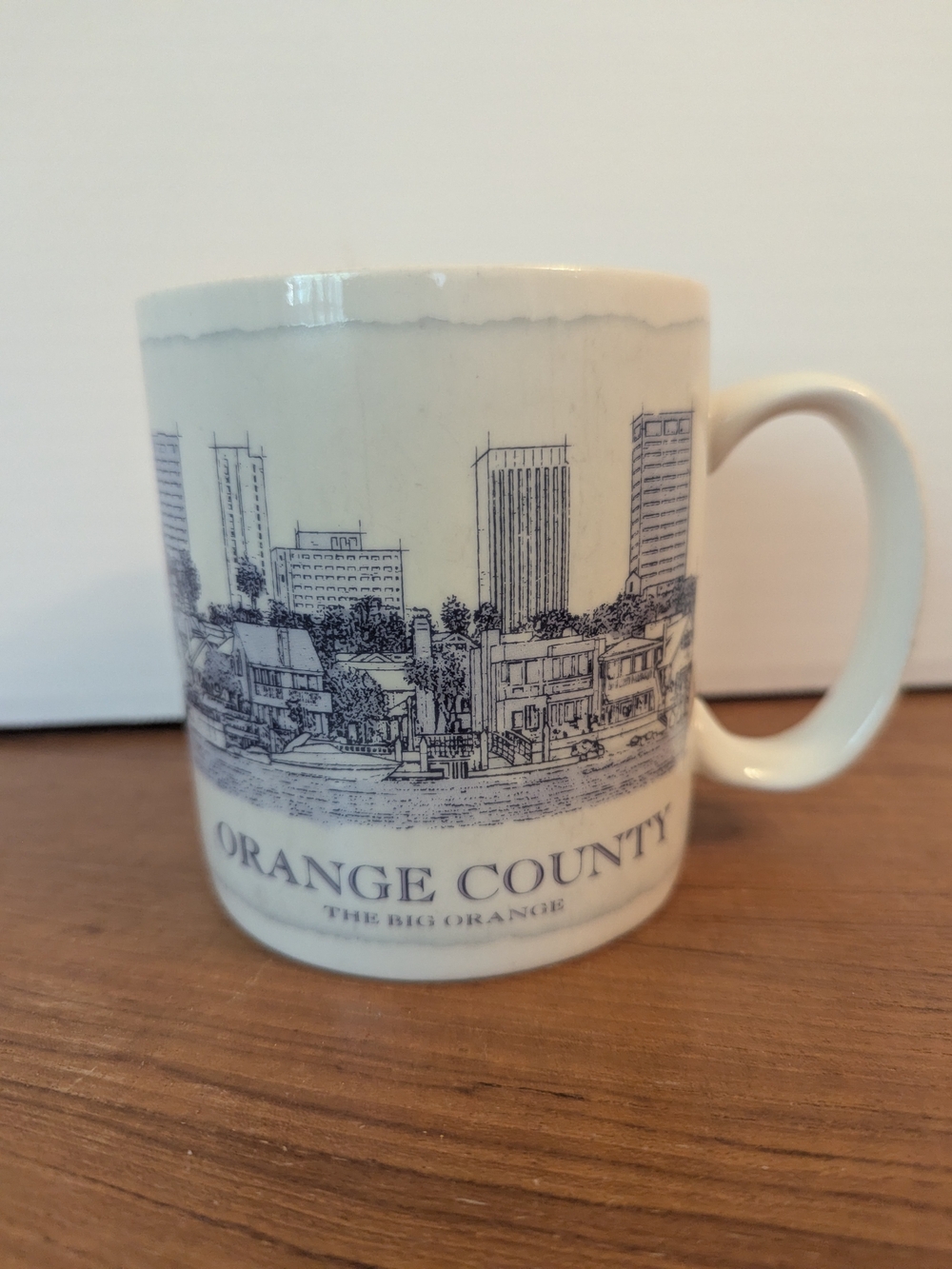 Collectible Starbucks Orange County The Big Orange" Ceramic Coffee Mug